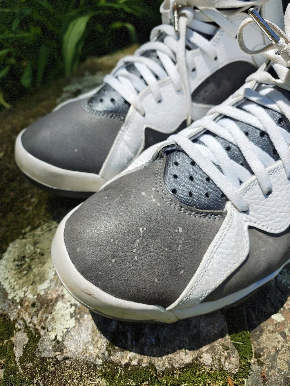 Air Jordan 7 Retro 'Flint' flaunts the OG Flint Grey nubuck quarter Men Size 11